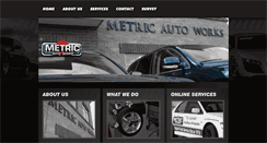 Desktop Screenshot of metricautoworks.com
